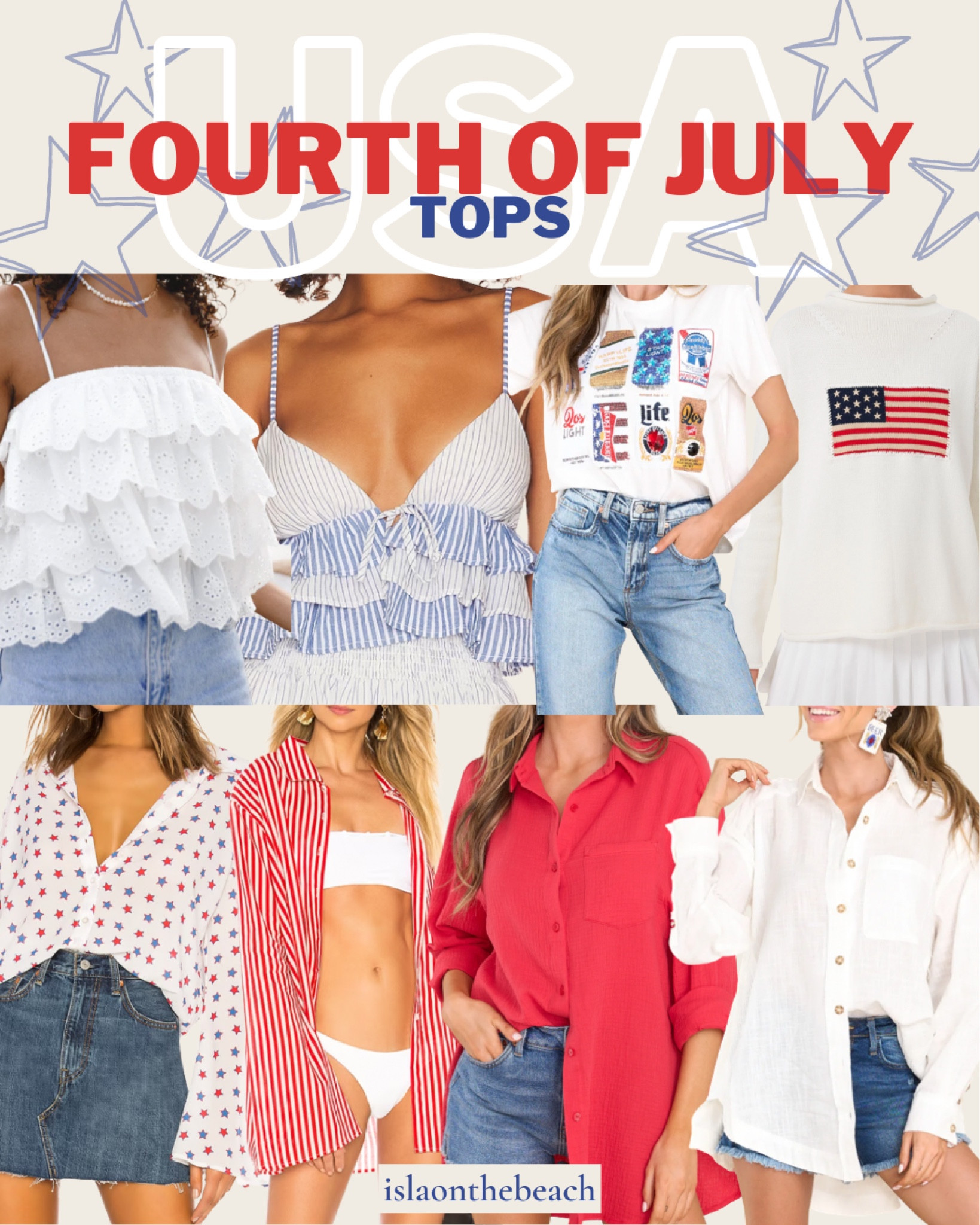 4th of July tops!

#LTKFind #LTKstyletip #LTKSeasonal