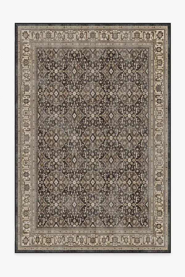 Alessia Dark Wood Rug | Ruggable