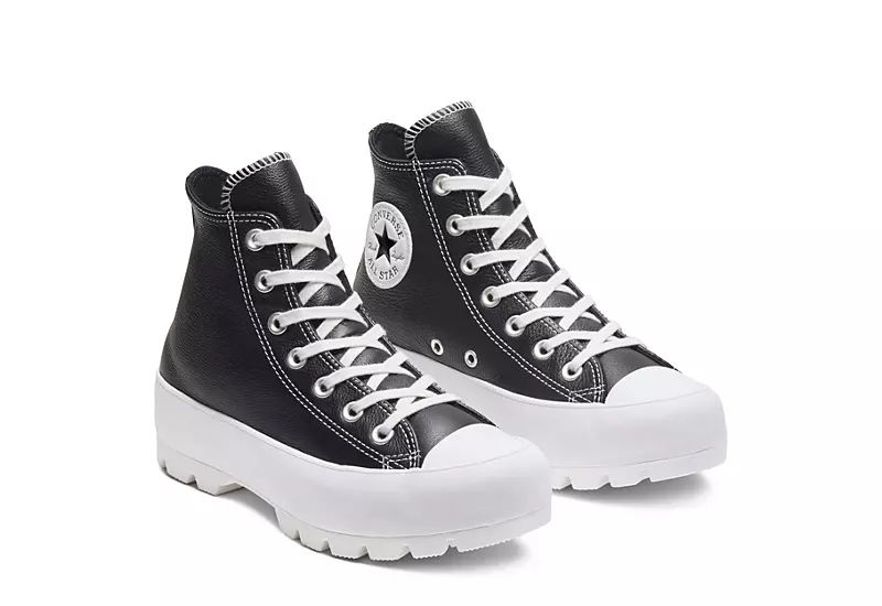 Converse Womens Chuck Taylor All Star Lugged Hi Top Sneaker - Black | Rack Room Shoes