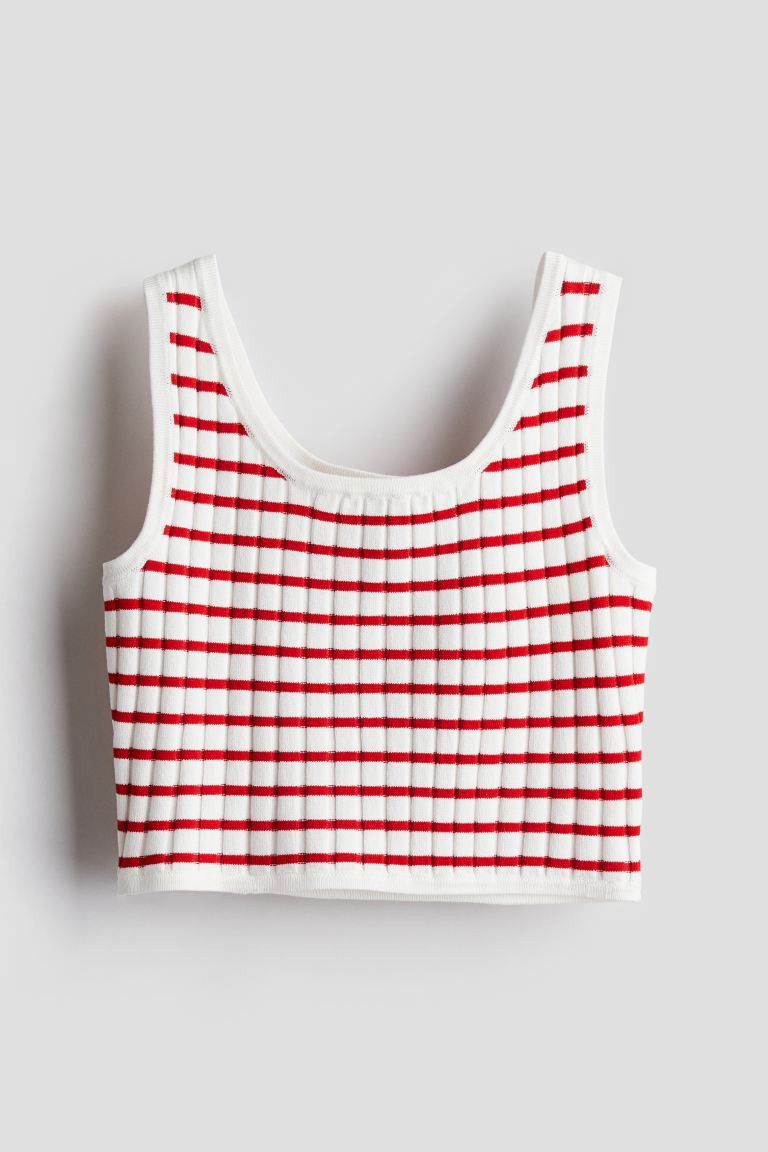 Rib-knit Tank Top | H&M (US + CA)