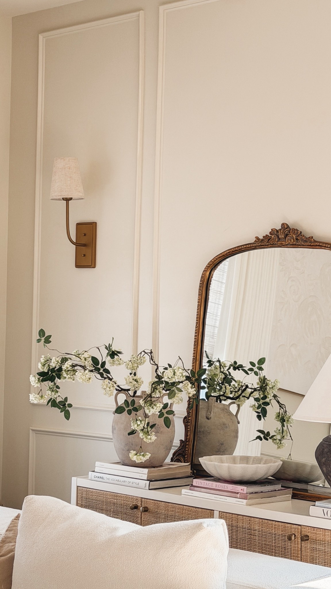 Hydrangea stems from Michael’s!! These are perfect and affordable 