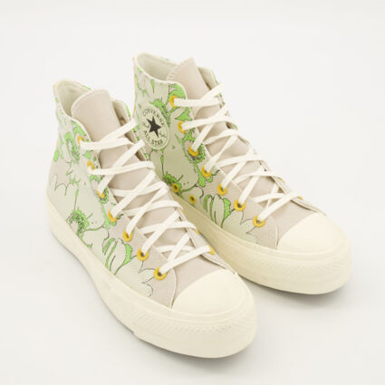 Desert Sand Floral Trainers | TK Maxx
