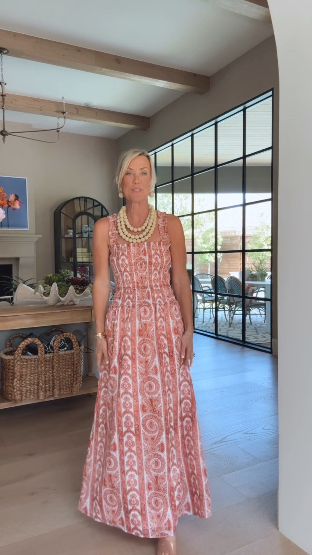 Such a cute spring date night dress! The smocked top is so comfy and flattering. 
Dress: XS


#LTKSeasonal #LTKOver40 #LTKootd