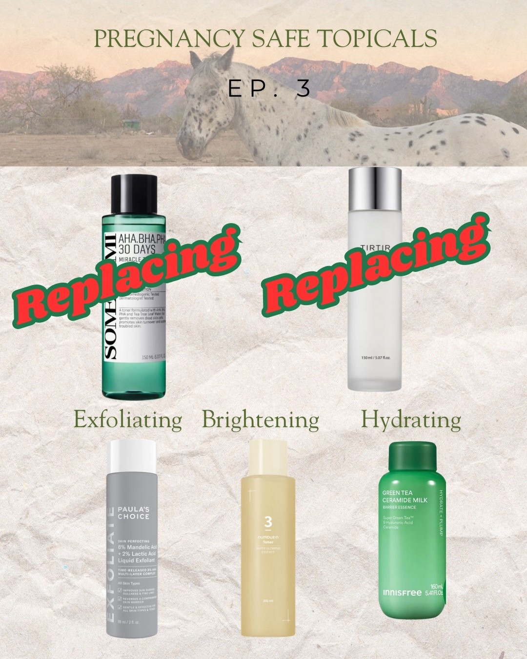 Pregnancy safe topicals episode 3 

#LTKBump #LTKselfcare #LTKmomlife