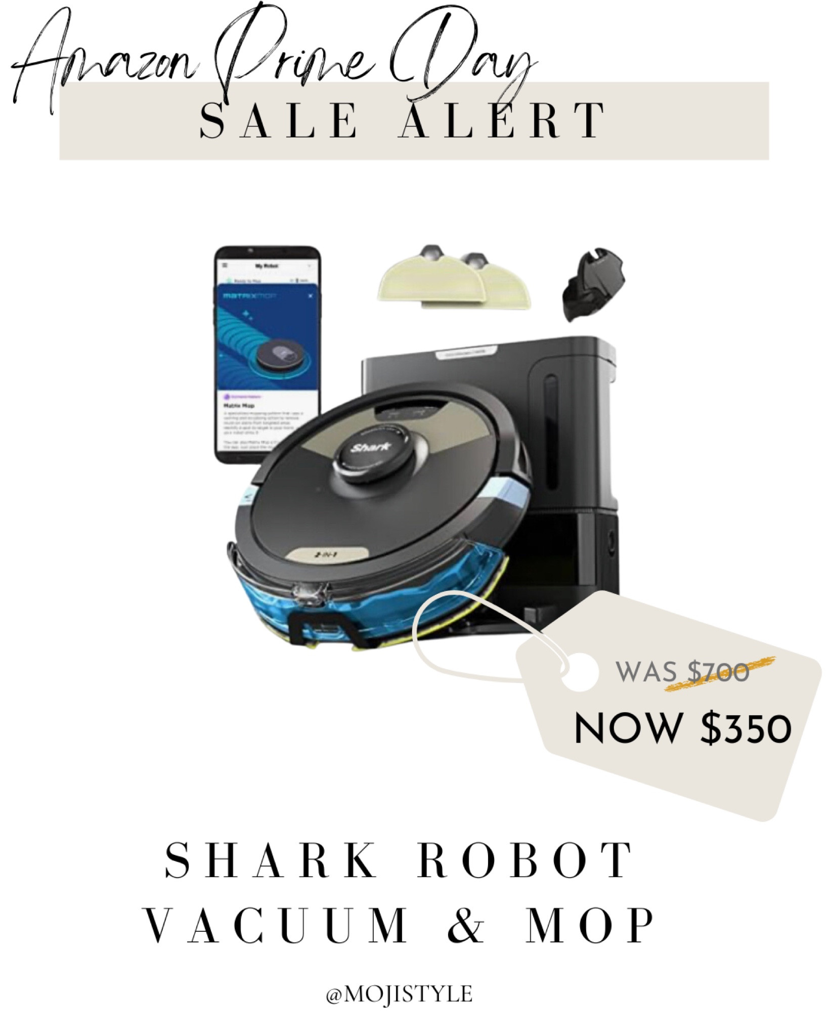 Shop the shark robot vacuum and mop half off during Amazon Prime Day!

#LTKSaleAlert #LTKHome