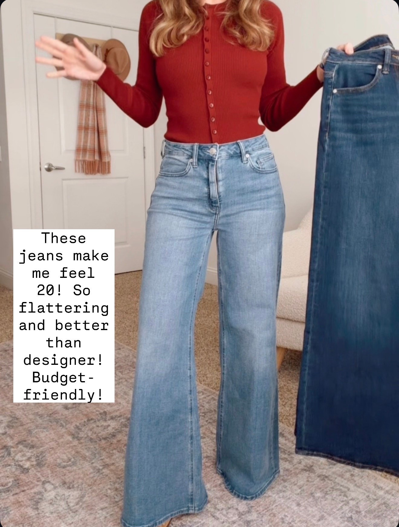 These jeans are my most worn! So comfy and flattering and look way more expensive than they are! @quince #quincepartner