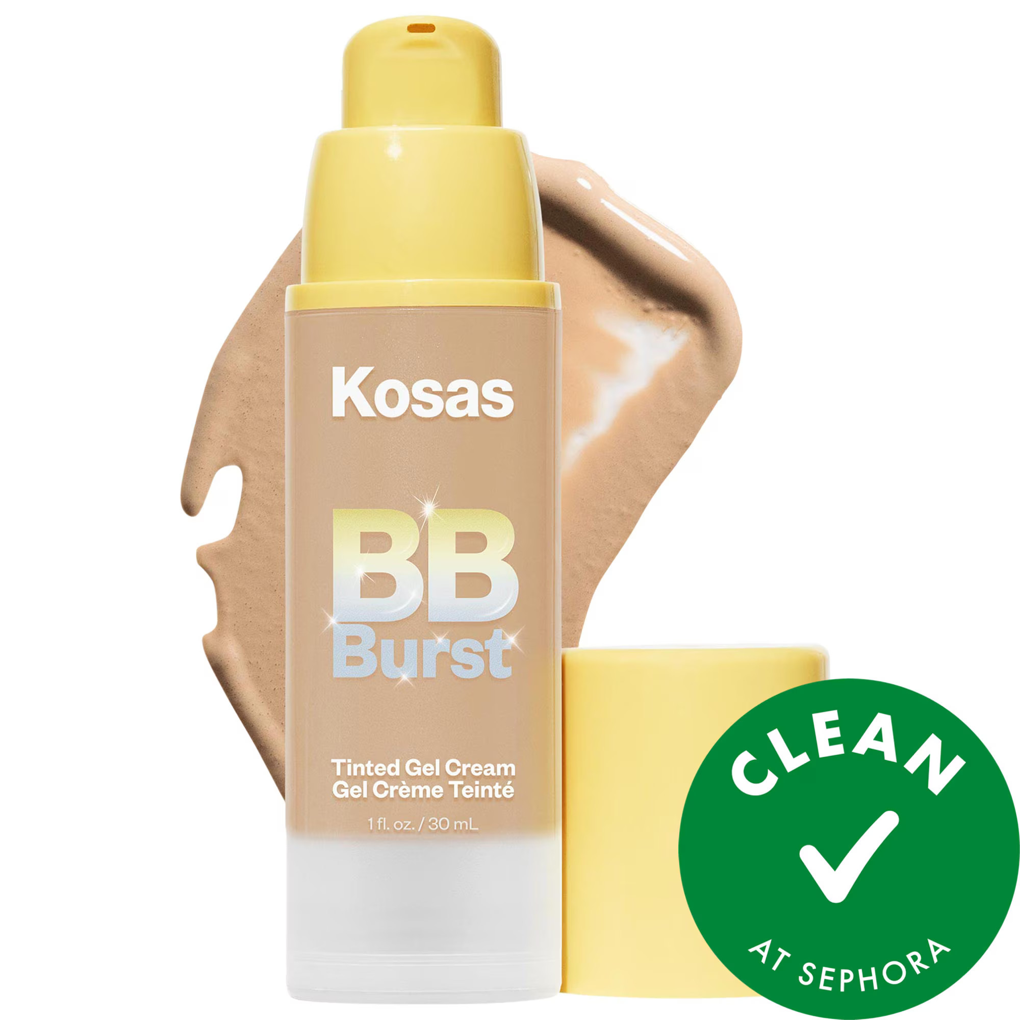Kosas BB Burst Tinted Moisturizer Gel Cream with Copper Peptides Medium Warm 25 1 oz | Sephora (US)
