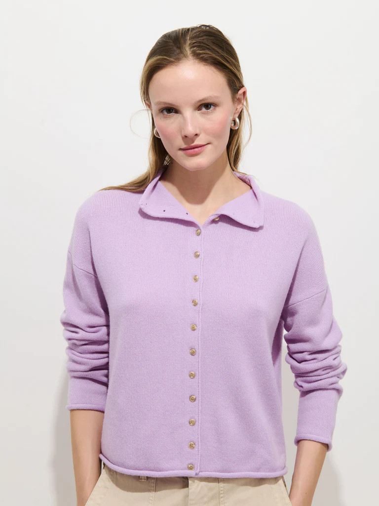 Taylor Cardigan in Washed Cashmere | Alex Mill