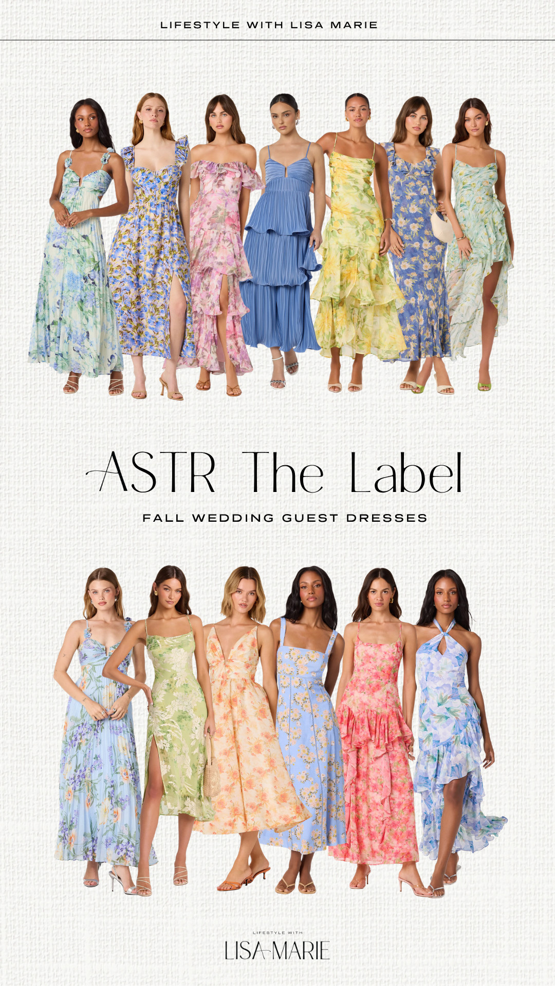 ASTR the Label fall wedding guest dresses! Beautiful floral midi and maxi dresses to wear to a wedding. Ruffled and tiered dresses. Flowy dresses. Baby shower dresses. Off the shoulder, halter, strapless and sweetheart neckline event dresses. Dressy girly dresses.

#LTKSeasonal #LTKPetite #LTKWedding