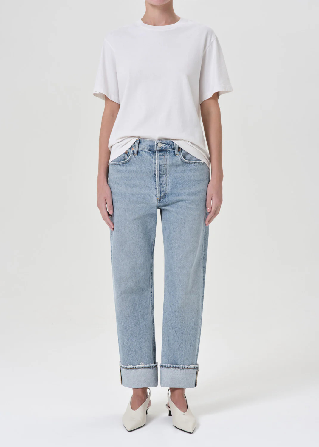 Fran Low Slung Straight in Force | AGOLDE