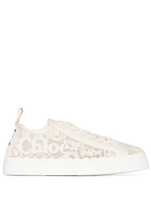 Lauren lace-detail sneakers | Farfetch (UK)