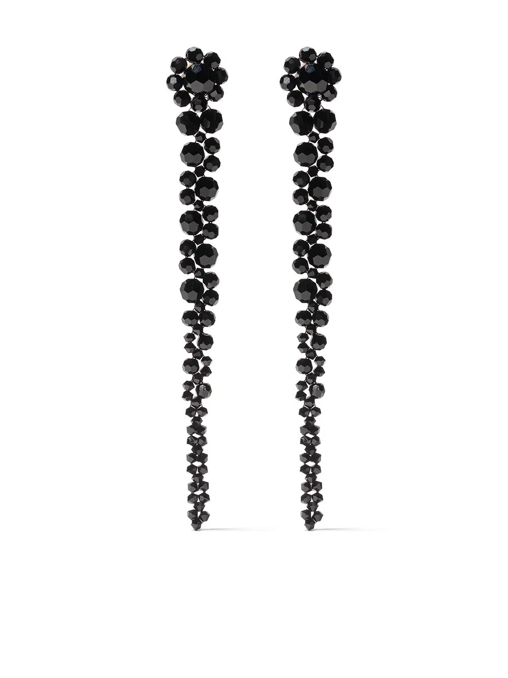 Simone Rocha Bead Drip Earrings | Black | FARFETCH | Farfetch Global