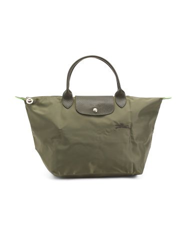 Recycled Nylon Le Pilage Foldable Tote With Leather Trim | Marshalls