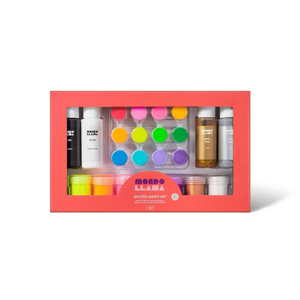 23ct Acrylic Paint Set - Mondo Llama™ | Target