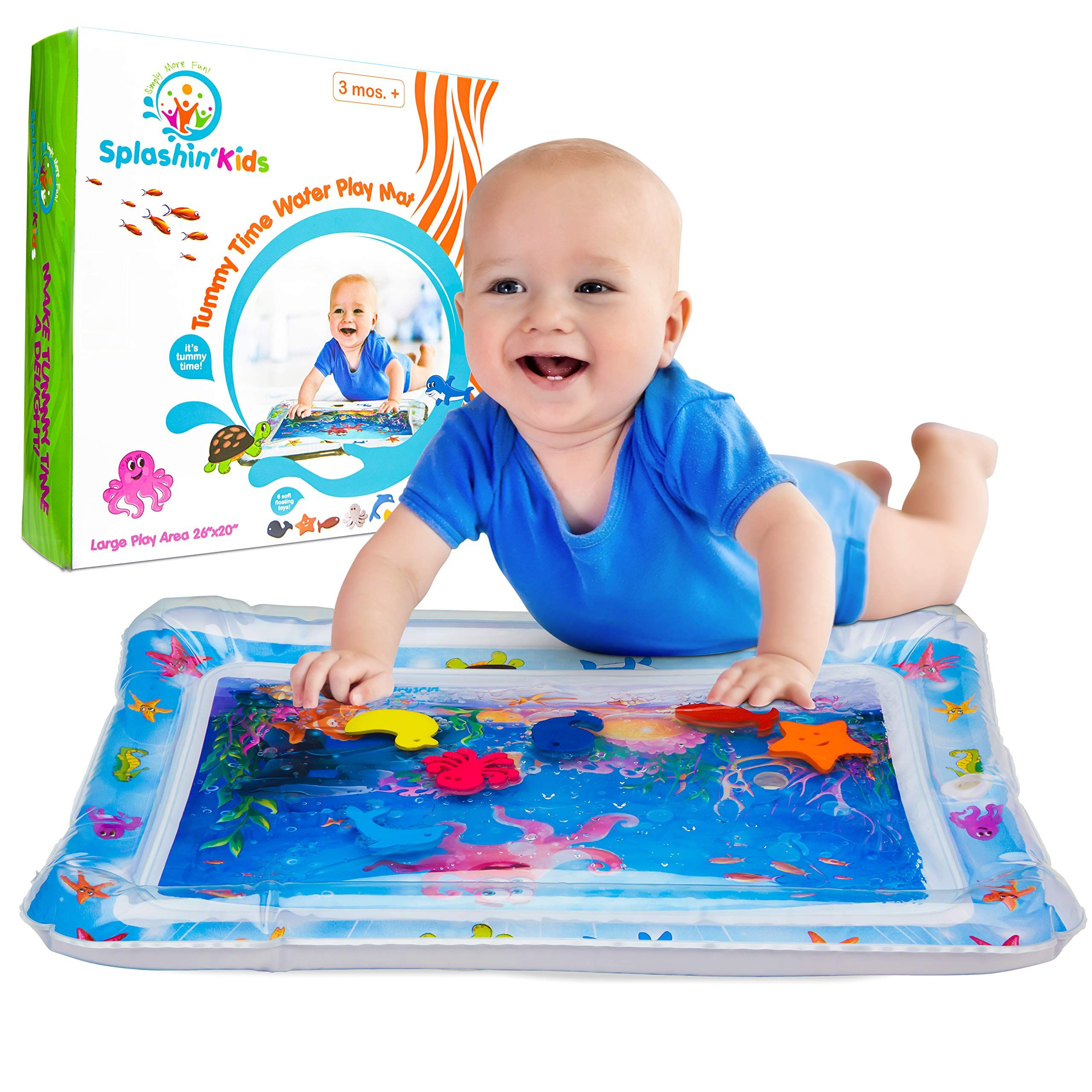 Splashin'kids Inflatable Tummy Time Premium Water mat Infants and Toddlers is The Perfect Fun time P | Amazon (US)