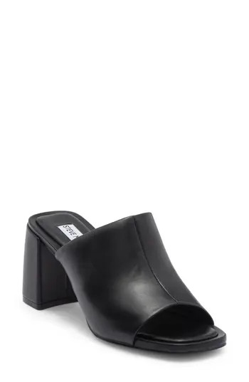 Steve Madden Ammanda Mule in Black Leather at Nordstrom Rack, Size 11 | Nordstrom Rack