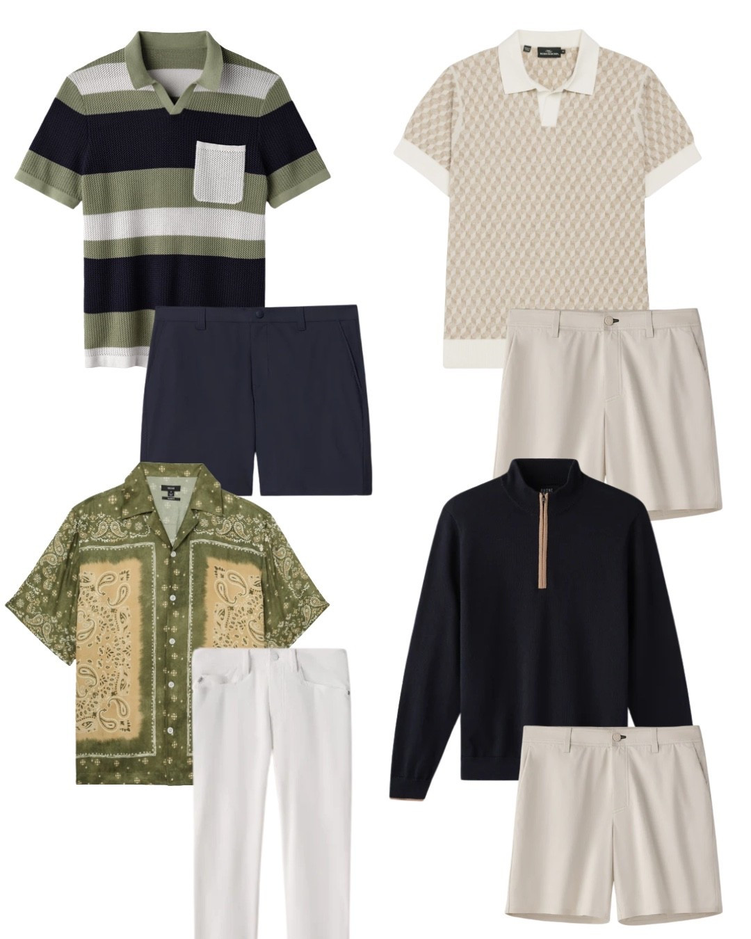 Men’s golf tournament outfits 