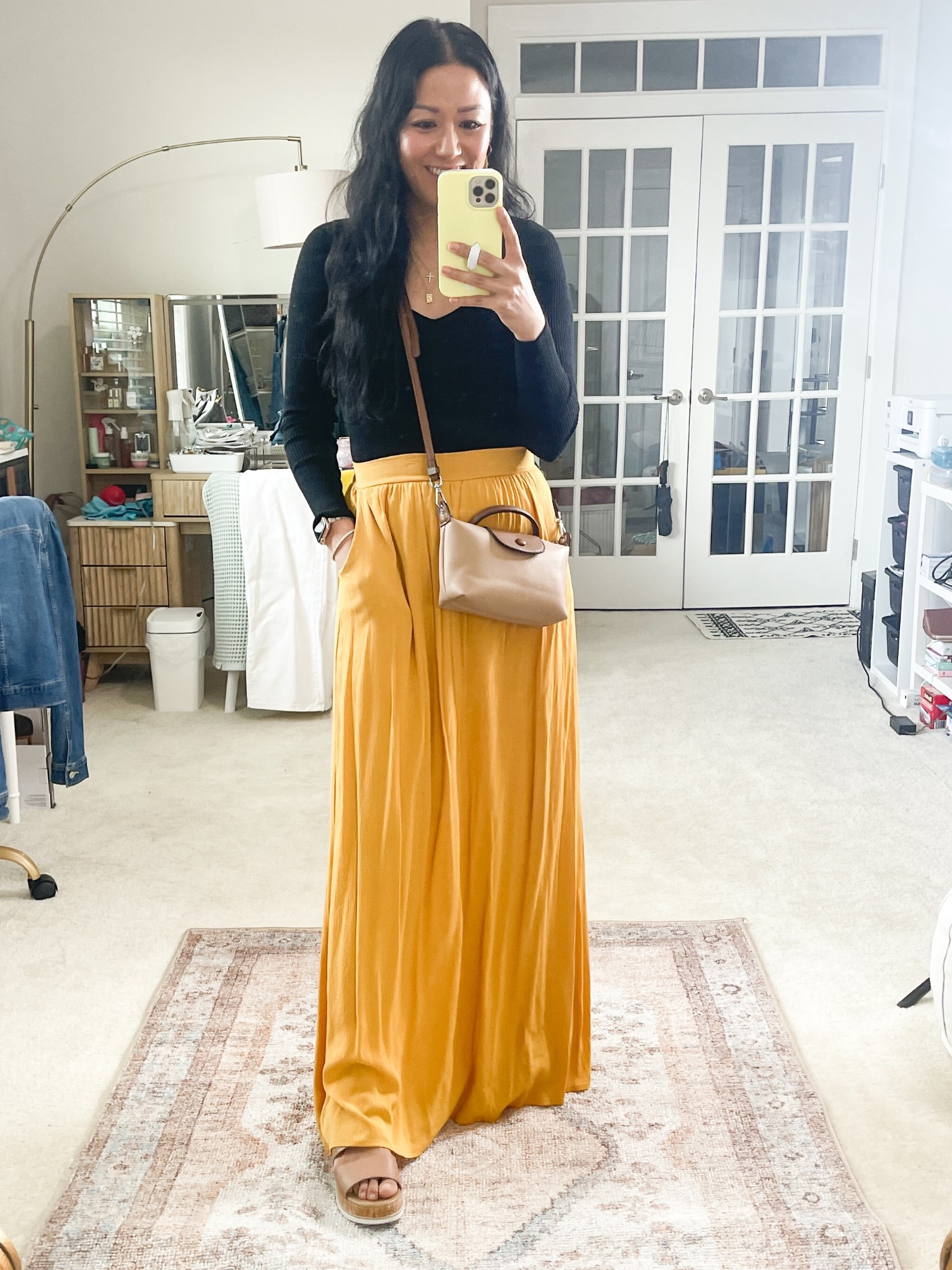 Size small bodysuit
Sandals are true to size
Skirt is very old 



#LTKFindsUnder50 #LTKSeasonal #LTKStyleTip