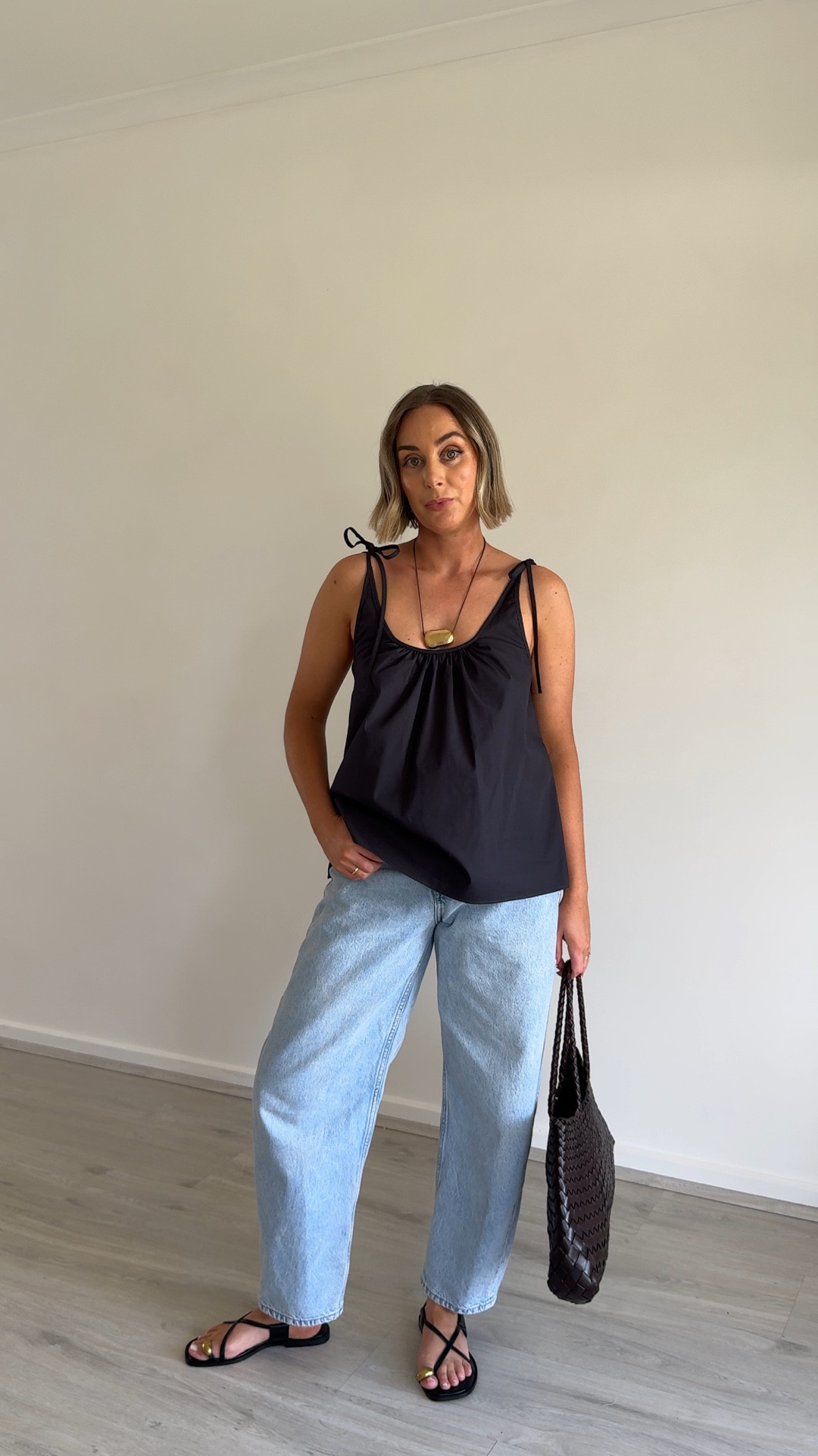Wearing - 
Top by Zara
Necklace by Heaven Mayhem
Bag by Dragon Diffusion
Jeans by H&M (sold out, similar linked)
Sandals by Zara (sold out, similar linked) 

#LTKspring #LTKaustralia #LTKstyletip