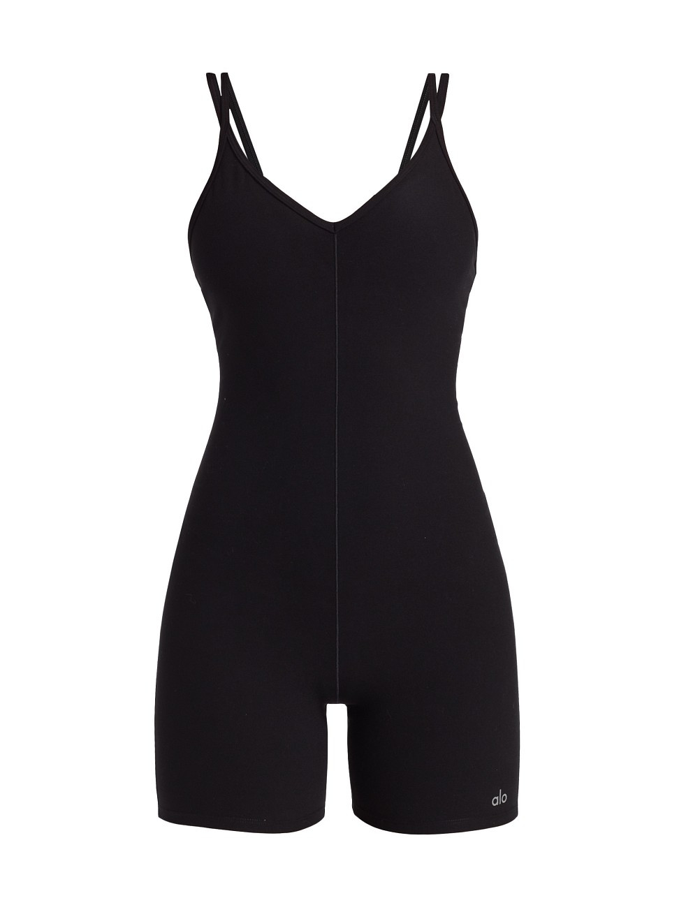 Women's AloSoft Suns Out Romper - Black - Size Small | Saks Fifth Avenue