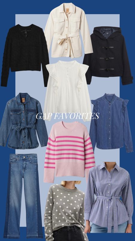 Gap is having a moment and I am obsessed with all of these items! Especially loving the denim and belted tops - so cool and chic

// winter workwear, spring transitional pieces, classic style, coastal granddaughter style, girly style

#LTKfindsunder100 #LTKSeasonal #LTKworkwear