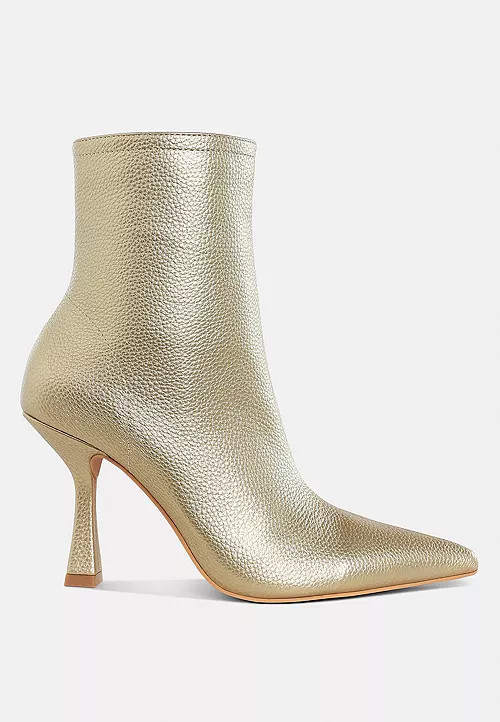 Womens Farnak Pleather Pointed Toe Ankle Boots | Macy's