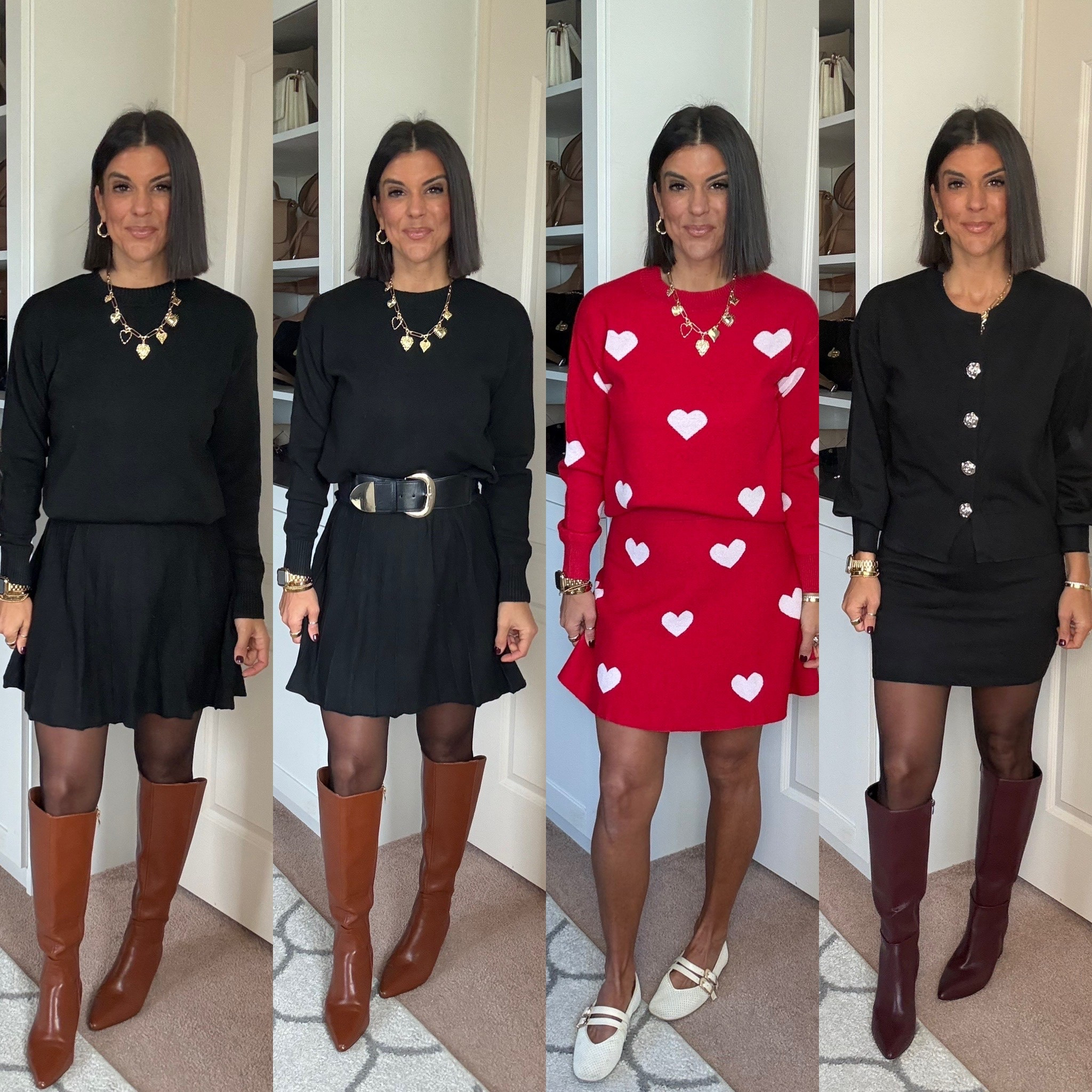 Absolutely love these sweater sets! I’m 5’5” and all fit true to size 

#LTKFindsUnder100 #LTKSeasonal