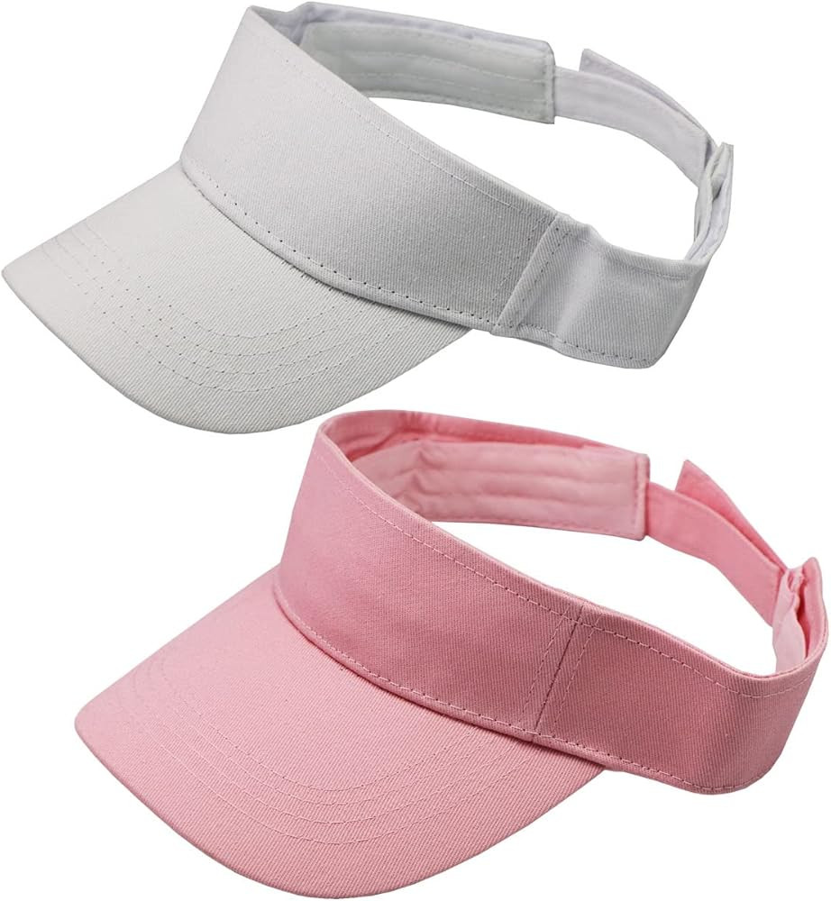 Kids-Girls-Visor Beach-Sun-Hat Adjustable Sun Protection Summer Outdoor Sports Cap for 6 to 12 Ye... | Amazon (US)