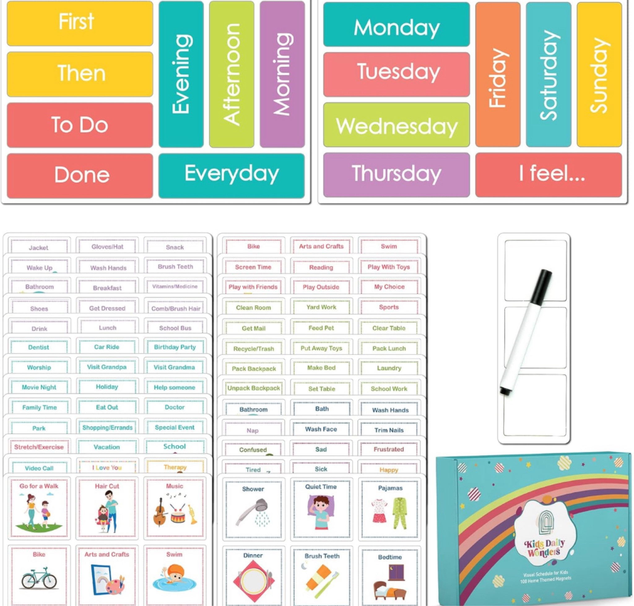 The visual schedule we all need ❤️👏❤️

#LTKHome #LTKKids #LTKFamily