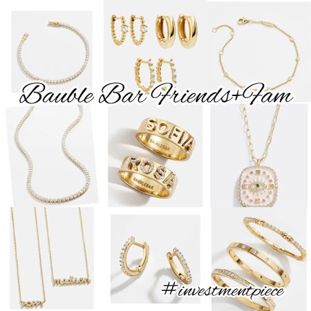 From bracelets to necklaces to rings to custom- it’s @baublebar #friendsandfamily and you can get up to 25% off (no code needed!) Give. To others or yourself and save! #investmentpiece 

#LTKstyletip #LTKsalealert #LTKSeasonal
