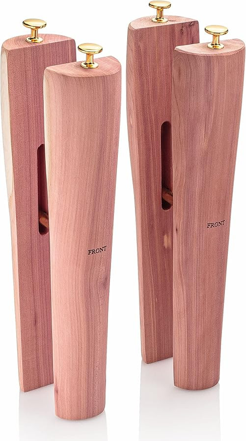 HOUNDSBAY Cedar Boot Tree Shaft Shaper, Cowboy & Tall Boot Inserts Shape Holders, Women | Amazon (US)