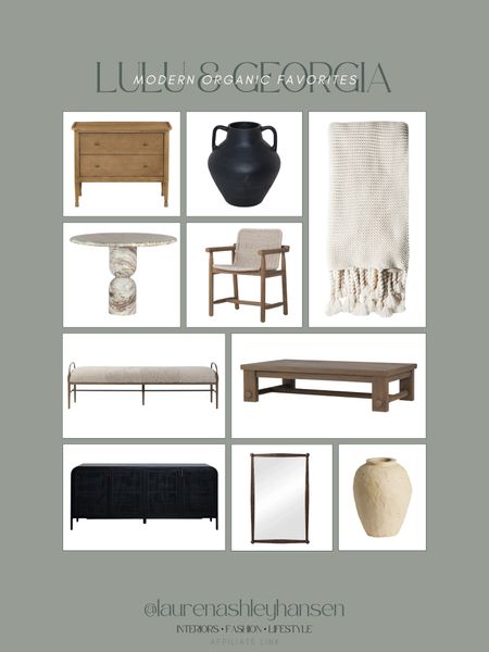 Lulu & Georgia always has the most stunning modern organic finds! They emphasize silhouette, texture, color and fine detail which are all important in achieving a modern organic look. Love these new arrivals and pieces done in collaboration with Amber Lewis! 

#LTKHome #LTKStyleTip