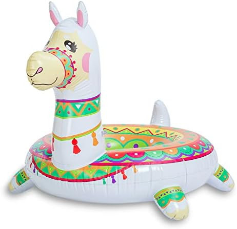 JOYIN Inflatable Llama Pool Float 43.5”, Pool Tubes, Fun Beach Floaties, Summer Pool Raft Lounger, S | Amazon (US)