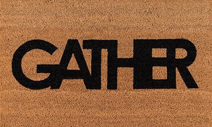 Novogratz Aloha Collection Gather Doormat, 1'6" x 2'6", Natural Brown | Amazon (US)