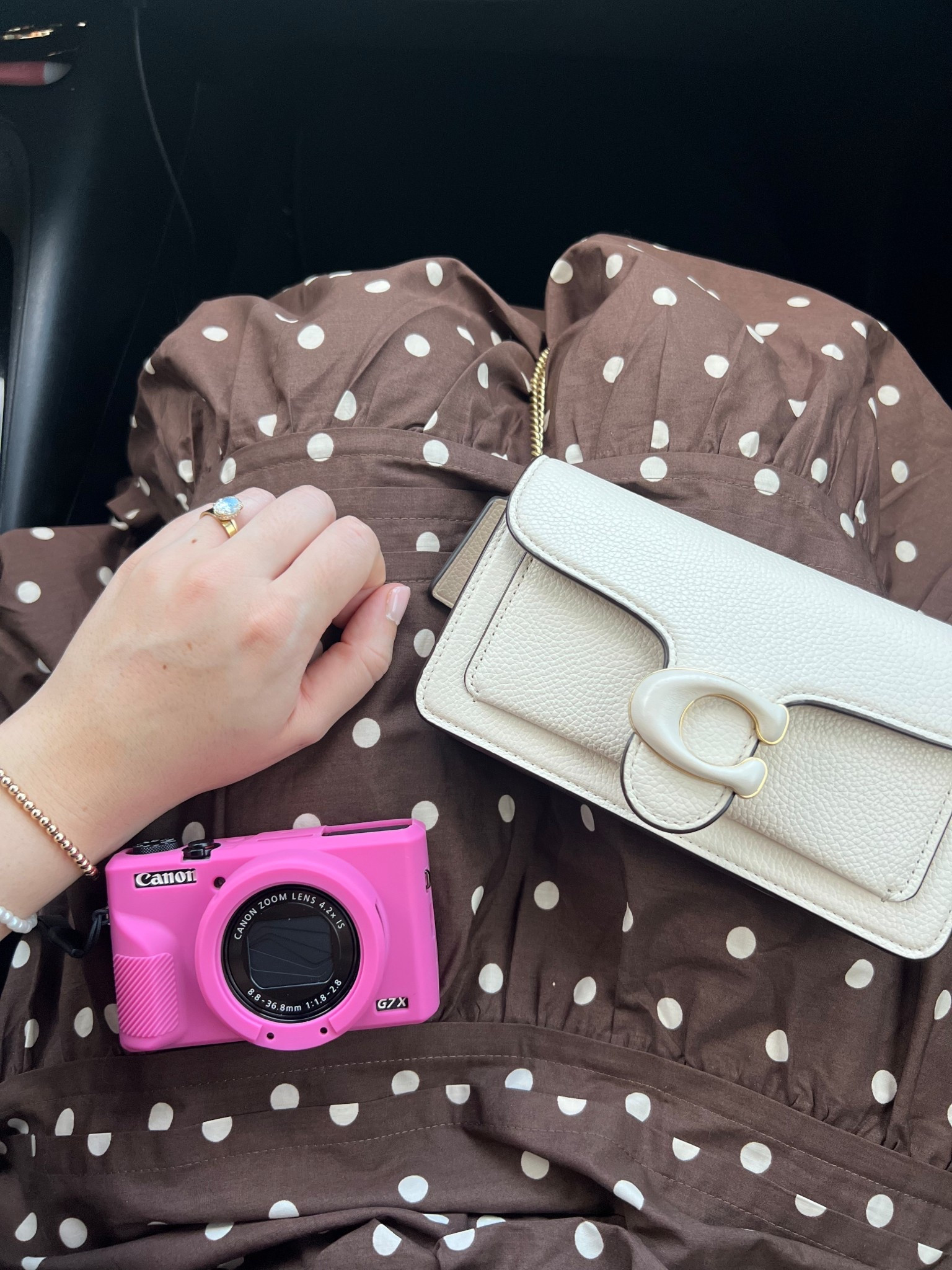 fav coach purse and digital camera 😋 

#LTKootd #LTKvlog #LTKdayinmylife