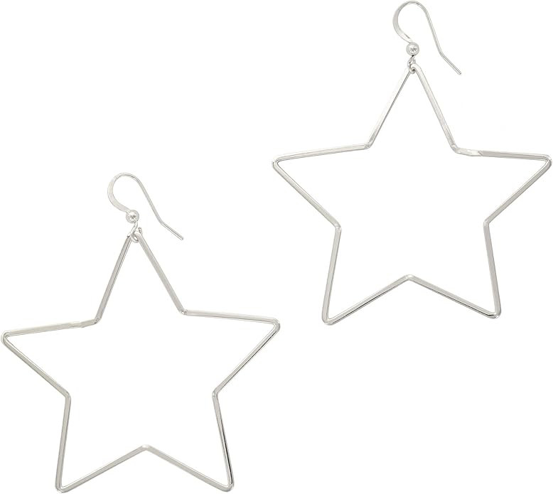And Lovely 14K Gold Dipped Star Earrings - Hypoallergenic Lightweight Fun Statement Drop Dangle E... | Amazon (US)