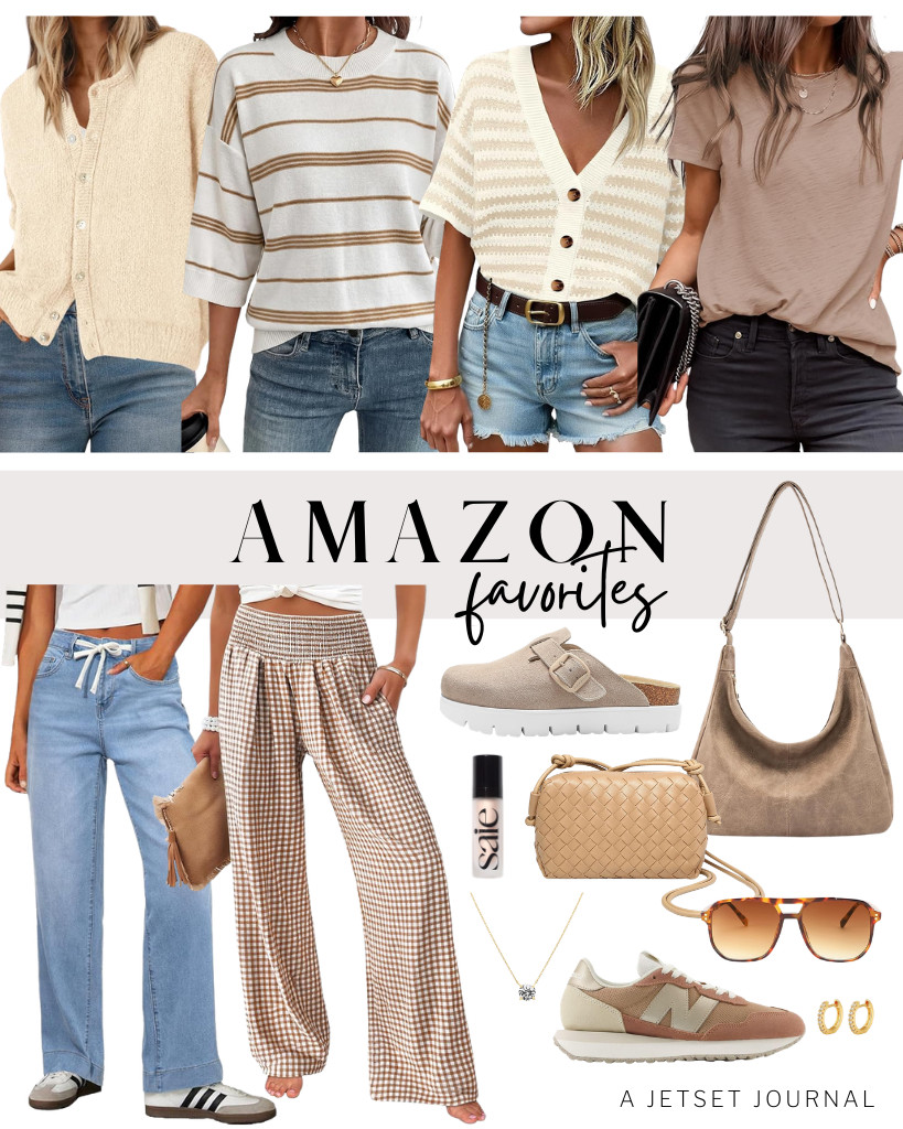 Are you coming back for the new set of Amazon Favorites?

This striped crewneck pullover caught my attention because it’s comfy and looks great with either palazzo pants or Sidefeel’s wide-leg jeans. The retro sunglasses from FEISEDY are really cool, too! 

 #LTKSeasonal #LTKSaleAlert #LTKTravel