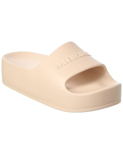 Balenciaga Chunky Rubber Sandal | Gilt & Gilt City