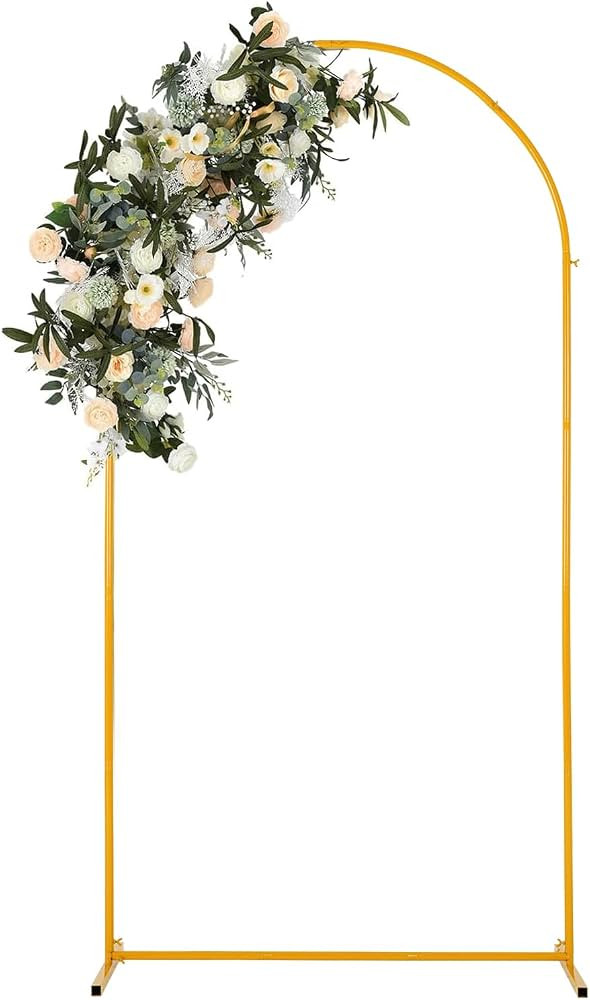 Vincidern 6.6 FT Wedding Arch Backdrop Stand for Parties, Balloon Arch Stand, Wedding Arches for ... | Amazon (US)