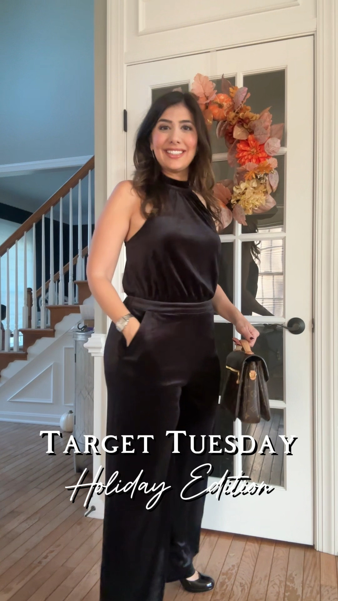 The most versatile jumpsuit for holiday…and it’s only $40!! Dress it up or down, with different shoes and accessories. I went with the classics for a recent retirement party. I’ll definitely be rocking this with a metallic heel and statement earrings for Christmas parties  

#LTKHoliday #LTKParties #LTKSeasonal
