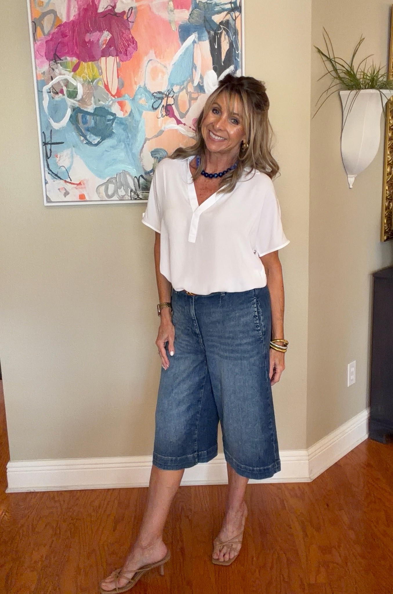Culottes, are you a fan? I said nope initially and then of course changed my mind. Love these!

#LTKootd #LTKOver40