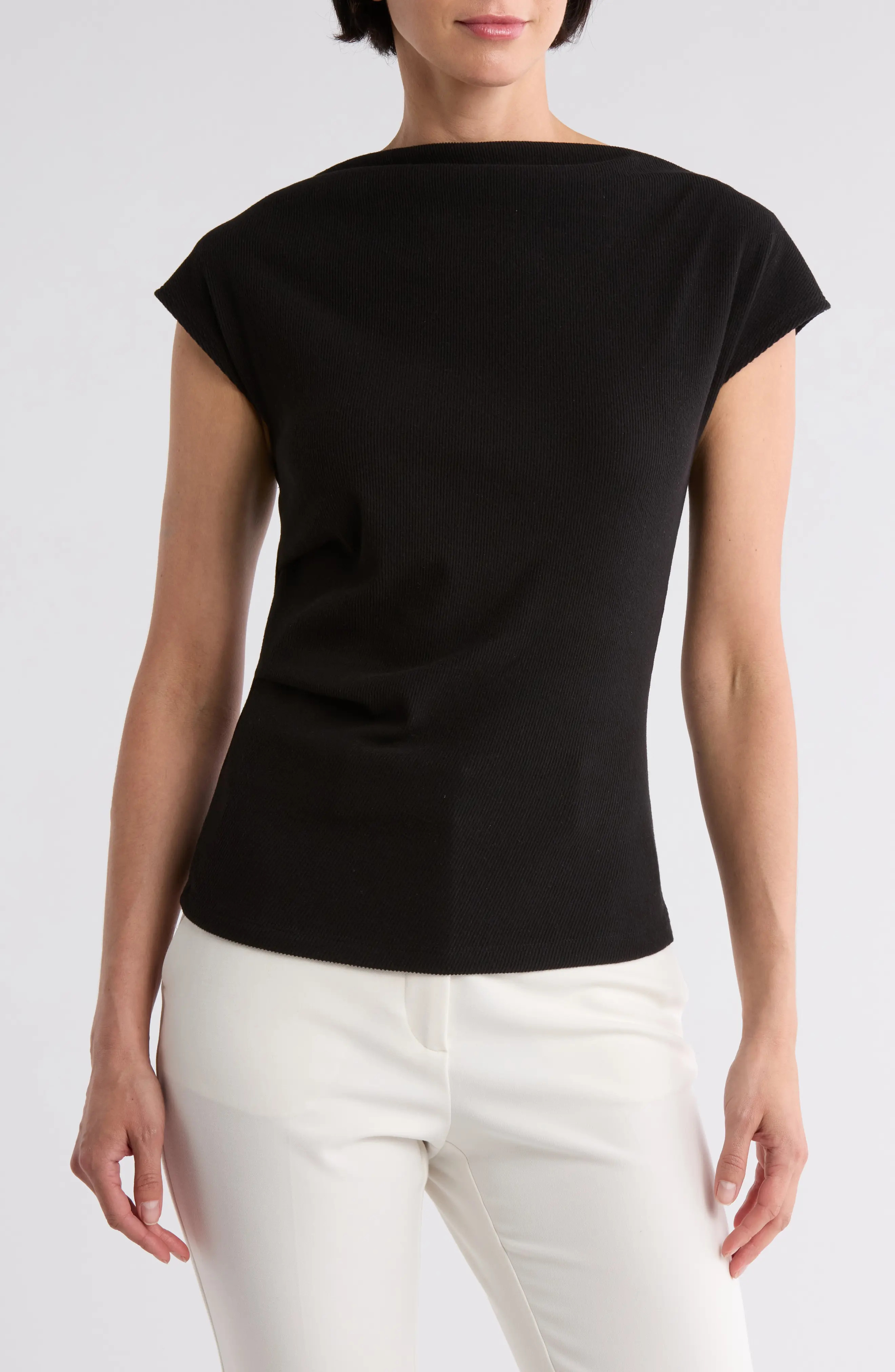 Cowl Neck Rib Knit Top (Women) | Nordstromrack | Nordstrom Rack