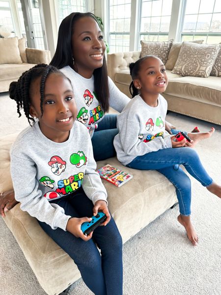 Soo much fun in our Nintendo sweaters playing Mario Vs. Donkey Kong! Summer fun, spring break idea, family fun, gaming, kids 

#LTKfamily #LTKfindsunder100 #LTKkids