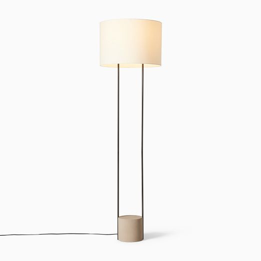 Industrial Outline Floor Lamp (67") | West Elm (US)