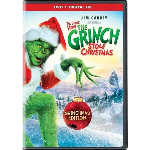 Dr. Seuss' How the Grinch Stole Christmas (Grinchmas Edition) (DVD) - Walmart.com | Walmart (US)