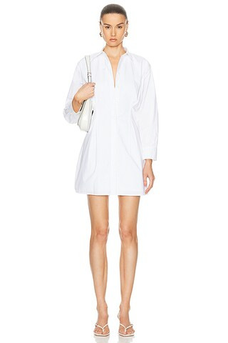 Pleated Shirt Dress | FWRD 