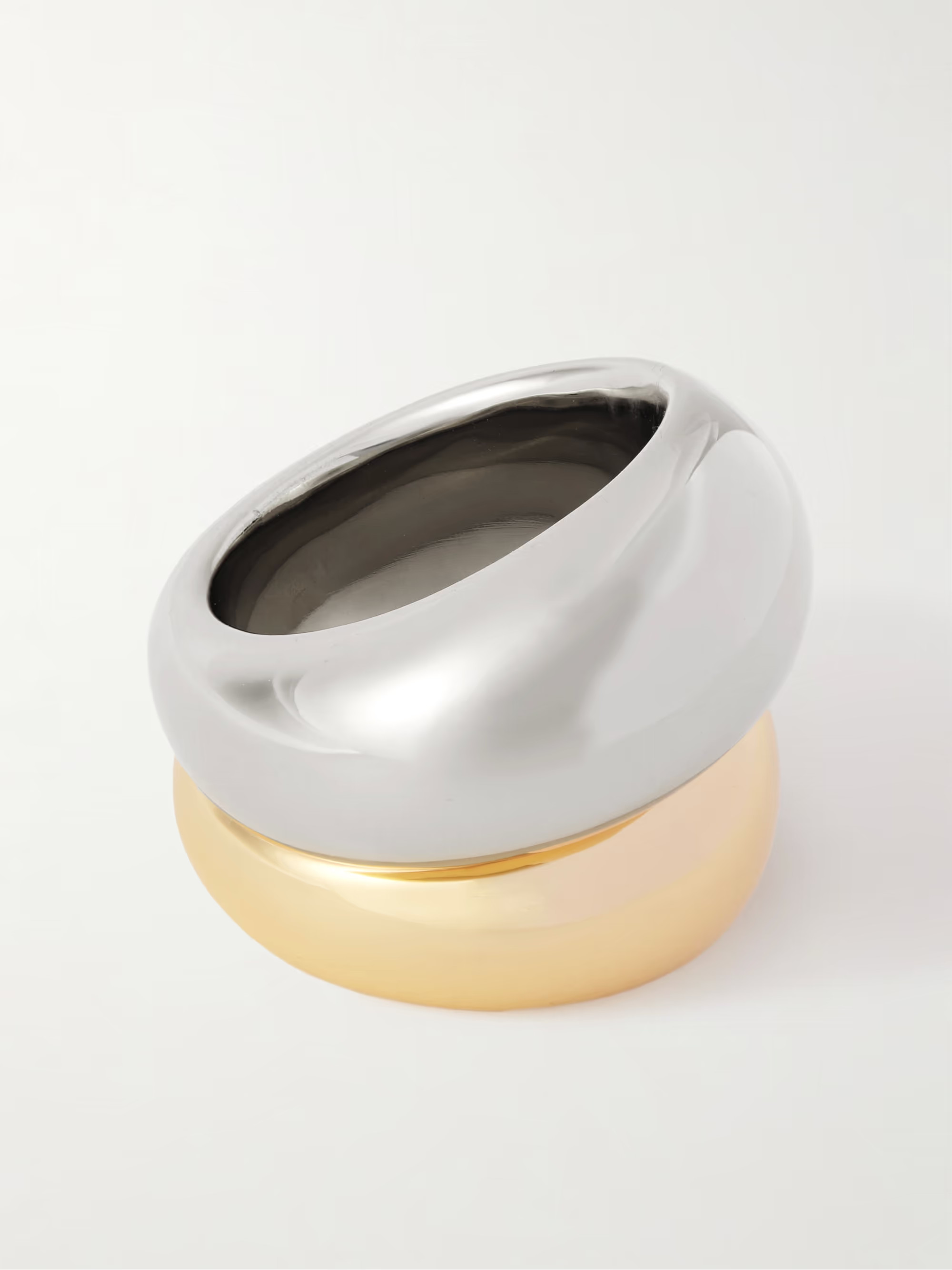 Chavez gold- and silver-plated ring | NET-A-PORTER (US)