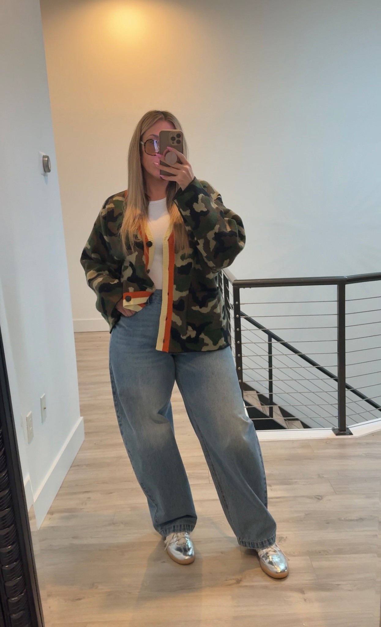 kbb at target 

cardigan XL (fits oversized)
jeans size 10 (size down fits big) there is a waste adjuster in the back
amazon tank L 

#LTKOver40 #LTKMidsize