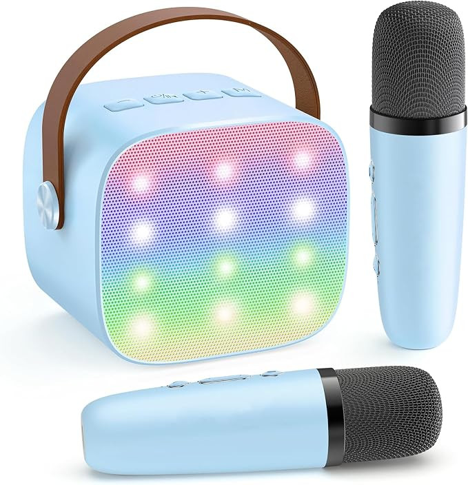 YLL Karaoke Machine for Kids, Top Birthday Gifts for Boys Ages 4-12+ Toy | 2 Rechargeable Wireles... | Amazon (US)