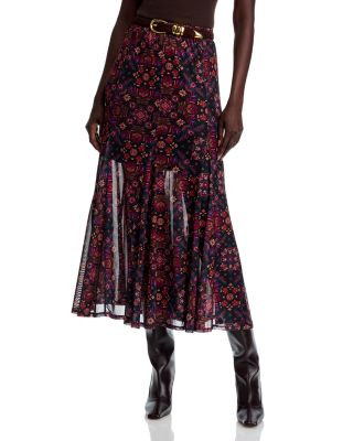 Johnny Was Mesh Midi Skirt  | Bloomingdale's Women | Bloomingdale's (US)